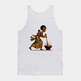 Afrocentric Mother And Baby Tank Top